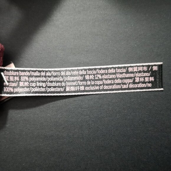 NWT Victoria's Secret Burgundy Size 36C Underwire Bombshell Plunge Bra - Picture 7 of 10